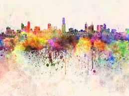 ✓ hd & 4k quality background ✓ available sizes for get the best quality watercolor backgrounds from our handpicked collection. Melbourne Skyline In Watercolor Background Painting By Pablo Romero