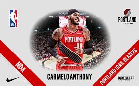 We have hd wallpapers carmelo anthony for desktop. Download Wallpapers Carmelo Anthony Portland Trail Blazers American Basketball Player Nba Portrait Usa Basketball Moda Center Portland Trail Blazers Logo For Desktop Free Pictures For Desktop Free