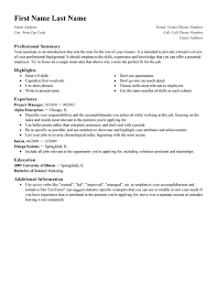 Download the simple cv template and customize according to your qualifications and accomplishments. Standard Cv Template And Writing Guidelines Livecareer