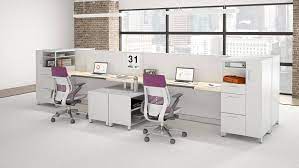 Includes hanging bracket with unique design that accepts up to 2 cabinets to be installed; Universal Overhead Desk Cabinets Shelves Bookcase Storage Steelcase
