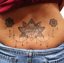 Lotus Flower Lower Back Tattoo Dont Like The Small Ones On Side But Love The Placement Lower Back Tattoos Back Tattoos Back Tattoo Women
