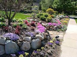 Pin By Leaf Scape Design On Garden Design Rock Wall Gardens Landscaping With Rocks Landscaping Rock