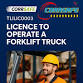 Licence To Operate Forklifts - Training event image
