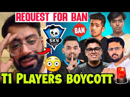T1 Players Boycott Sky Lan🚨Protest for BAN H@cker 😳 STEDemon Exposed 🤯