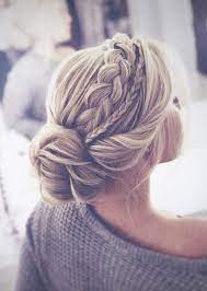 Coiffure De Mariage Chignon Et Tresse Chignon Coiffure De Mariage Tresse Braidshair Coiffure De Mariage Chignon Belle Coiffure Coiffure Mariage Tresse