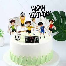 Mums, here are 25 amazing cakes for teenage boys. Happy Birthday Cake Topper Cake Decoration Ornaments Birthday Party Baking Cake Decor Soccer Ball Football Boy Cake Decorating Supplies Aliexpress