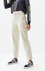 Black And White Cargo Pants Womens Pacsun White Cargo Pants Cargo Pants Women Cargo Pants Outfit