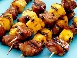 Using 2 skewers for each kebab, thread half of the chicken thighs onto each pair of skewers making a fairly thick log shape. 50 Kebabs Recipes And Ideas Food Network Main Dish Grilling Recipes Chicken Steak Salmon And More Food Network Food Network