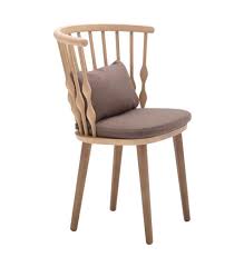 Andreu World Holzstuhl Nub Braun In 2019 Leder Mobel Gartenstuhle Und Holzstuhle