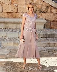 Refined, elegant mother of the bride or groom dresses to celebrate the big day. Gorgeous Dusty Rose Pink Mother Of The Bride Dresses Short Sleeves Jewel Tea Length Plus Size Groom Suits Gowns Weddings Wear From Veralove999 90 86 Dhgate Mother Of Groom Dresses Mothers