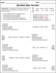 A wide variety of metal ions may be used as reducing agents. Describing Redox Reactions Handout And Worksheet Redox Reactions Science Chemistry Handouts