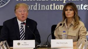 Melania Trump appears in public as president attacks 'vicious, fake' rumours  | Melania Trump | The Guardian