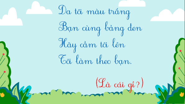 Câu đố cho bé