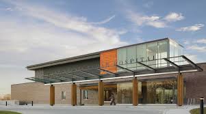 The John C Sally Horsfall Eaton Ambulatory Care Centre At St John S Rehab Hospital Sustainable Archi Healthcare Architecture Ambulatory Care Architecture