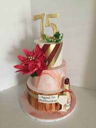 Birthday Cakes New Orleans Delivery 75th Birthday Cake With Wine Theme Wine Barrel Chocolate Wine Bottle Christmas Theme Gumpaste Sugar Poinsettia Chocolate Wine 75 Birthday Cake Honey Cake