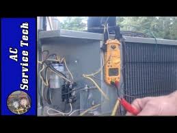 As behind any electrical wiring, make determined all wire contacts are made securely behind the proper size wire nuts, that they are not loose and that no. 4 Wire And 3 Wire Condenser Fan Motor Wiring How To Eliminate 2 Run Capacitors Youtube Fan Motor Capacitors Ac Wiring