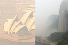 It is some of the worst air quality we've seen, said richard broome of nsw health. Sydney Smoke Bushfire Smoke Leaves Bridge Invisible
