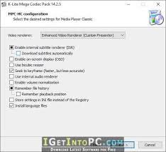 It is easy to use, but also very flexible with many options. K Lite Codec Pack 1425 Mega Free Download