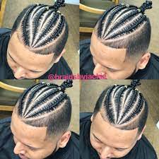 Pin By Mandy Dearon On Braids Man Bun Mens Braids Hairstyles Braided Man Bun Mohawk Styles