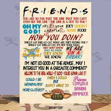 Bright , marta kauffman and david crane. Friends Tv Show Quotes Plaque Friendship Friends Gift Birthday Wooden Plaque Ebay