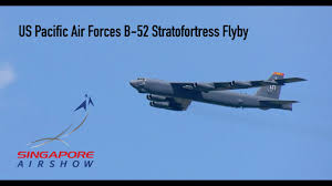 US Pacific Air Forces B-52 Stratofortress - Singapore Airshow 2020 - YouTube