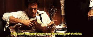 Luca Brasi Sleeps With The Fishes Quote Gifs Tenor