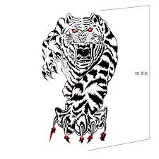 The black tiger, controlling water and winter; White Tiger Tattoo Designs 8 5 X 18 5 Cm Temporary Tattoos Stickers Man Arm Personality Tattoo Simulation Fake Tattoo Tiger Ax20 Tattoo Sleeve Shirts Women Tattoo Machine Liner Shadertattoo Wallet Aliexpress