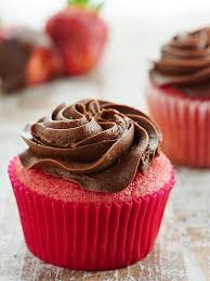 Fresh strawberry chocolate truffle cupcakes with fresh strawberry whipped cream frosting. Chocolate Strawberry Cupcakes W Chocolate Buttercream