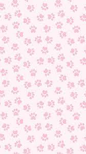 Hvneycake Paw Wallpaper Print Wallpaper Pink Paw Print