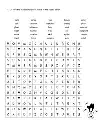 Free Elementary Word Search Printable Halloween Worksheets Halloween Worksheets Free Worksheets For Kids