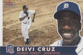 2001 Fleer Tradition Deivi Cruz #288 Detroit Tigers