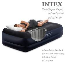 Intex airbeds allow the modern traveler a way of taking a little bit of home with them in a compact and comfortable airbed. Intex Dura Beam Airbed W Built In Pump Pillowrest Furniture Home Living Furniture Bed Frames Mattresses On Carousell