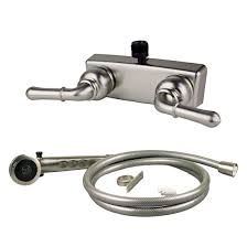 This Ultra Faucets Rv Mobile Travel Home Shower Valve With Hand Held Shower Set In Brushed Nickel Is A Per Shower Valve Tub And Shower Faucets Shower Brushes