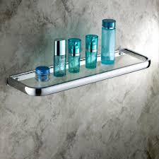 Get free shipping on qualified chrome bathroom shelves or buy online pick up in store today in the bath department. Modern Contemporary Chrome Finish Brass Glass Bath Shelf