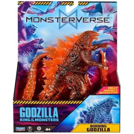 Godzilla King of the Monsters Monsterverse Burning Godzilla 7 Action Figure  Playmates - ToyWiz
