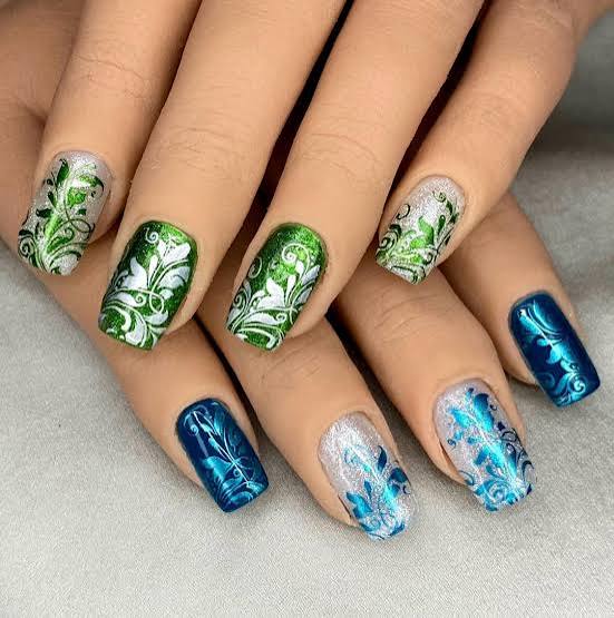 Nail stamping : r/GelNails
