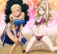 Jenny And Risley Modeling By Fu Reiji Fairy Tail Girls Fairy Tail Anime Fairy Tail
