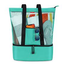 Maybe you would like to learn more about one of these? China Mesh Beach Bag Tote With Detachable Insulated Cooler Large Compartment On Global Sources Beach Bag Tote Bag Outdoor Bag