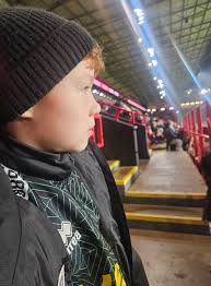 Walter has had a great night as flag bearing at the united match tonight  3-0 WIN. Walter wearing No 7 proud ⚽️ Thank you Tom Baldwin for organising,  it's been a great night ⚔️