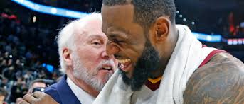 Popovich jokes he was 'scared to death' at seeing LeBron James