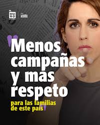 📣 “Las familias necesitamos menos campañas y más leyes. Leyes que se  aprueben, no olvidadas en un cajón. Las familias necesitamos menos promesas  y más permisos, para poder conciliar y no tener
