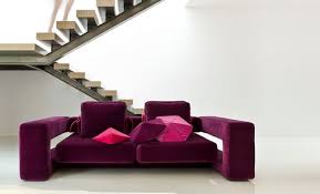 You can host plus ones without any hassle. Sofa Bed Bibik Noti Contemporary Fabric Violet