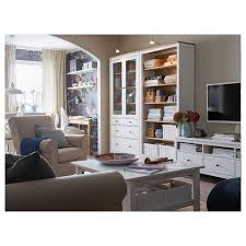 This retro living room furniture comes as bookcases, coffee tables, tv storage and more. Hemnes White Stain Light Brown Glass Door Cabinet With 3 Drawers 90x197 Cm Ikea