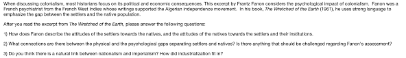 Start studying consequences of imperialism. When Discussing Colonialism Most Historians Focus Chegg Com