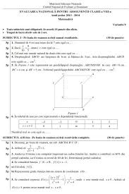 Subiecte Matematica Evaluare Nationala 2014 Pentru Olimpici