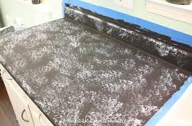 Also one of the pictures show a countertop that is chiseled at the edge. Redone Countertops With Giani Granite Countertops Paint Hometalk