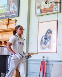The whites. The badge. The occasion. 🤍 Indian women all set for the Lord's Test. 📸: BCCI I #TeamIndia | #ENGvIND | #WomensCricket