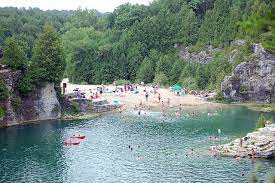 Elora Quarry Beach Ontario Travel Day Trips Swimming Holes