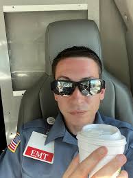 Coffee cup is empty, no one to help