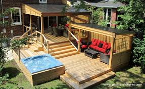 Deck Proulx Patios Et Clotures Beaulieu Decks Backyard Patio Patio Design